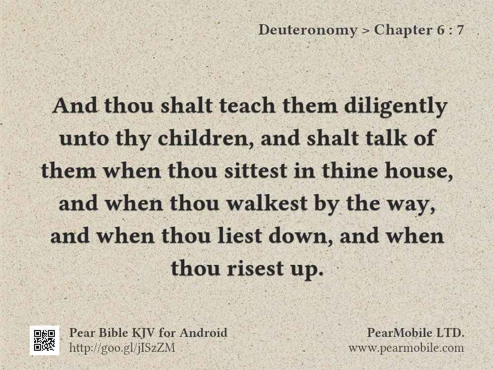 Deuteronomy, Chapter 6:7